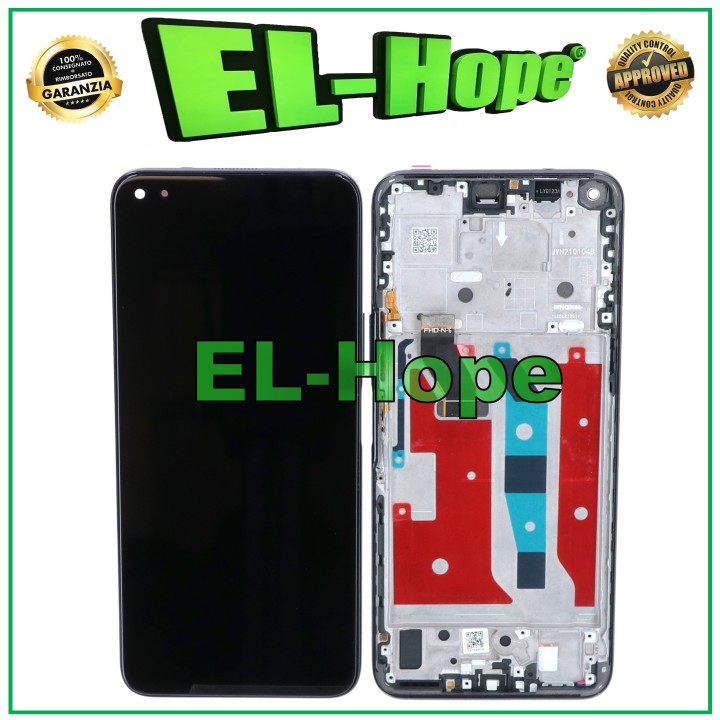 LCD DISPLAY FRAME FOR HUAWEI HONOR 50 LITE NTN-LX1 L22 TOUCH SCREEN BLACK GLASS