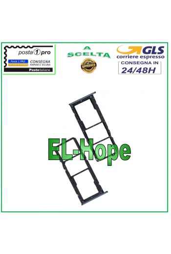 SLOT CARRIAGE SIM COMPARTMENT MICRO SD CARD FOR OPPO REALME C21 RMX3201 BLACK HOUSING