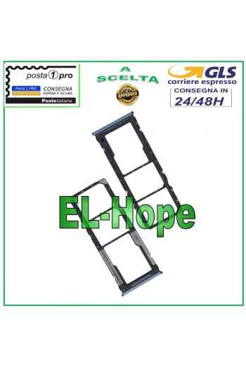 SLOT CART SIM CARD COMPARTMENT SD XIAOMI REDMI NOTE 9 PRO M2003J6 M2003J6B2G BLUE
