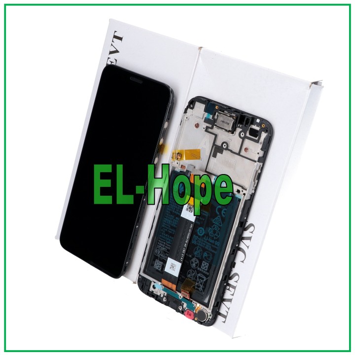 ORIGINAL LCD DISPLAY FRAME BATTERY HUAWEI Y5P Y5 PLUS 2020 DRA-LX9 TOUCH BLACK