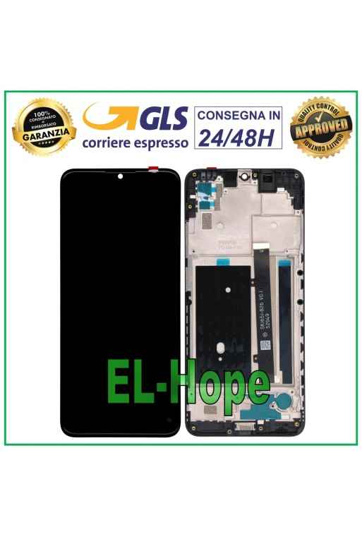 LCD DISPLAY + FRAME FOR ZTE BLADE A51 TOUCH SCREEN GLASS MONITOR SCREEN BLACK