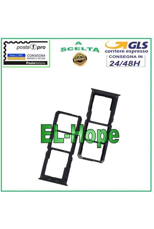 SLOT CARRIAGE SIM COMPARTMENT MICRO SD CARD FOR OPPO A11 A11X PCHT00 PCHM00 BLACK
