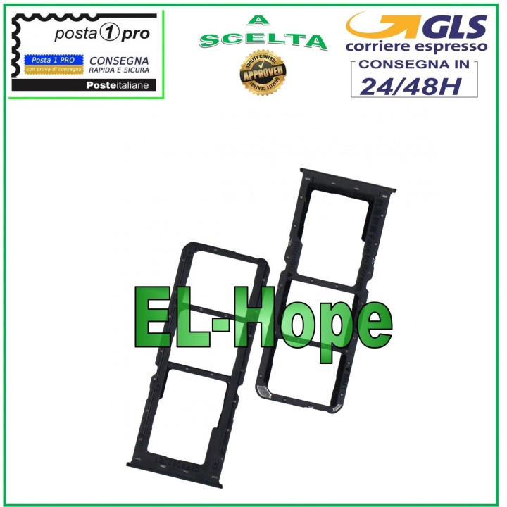 SLOT CARRIAGE SIM COMPARTMENT MICRO SD CARD FOR OPPO A11 A11X PCHT00 PCHM00 BLACK