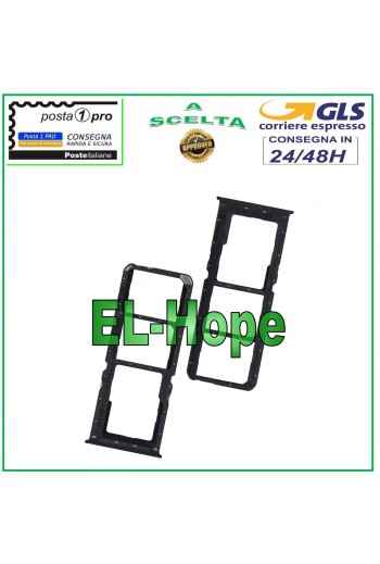 SLOT CARRIAGE SIM COMPARTMENT MICRO SD CARD OPPO A5 2020 CPH1931 CPH1933 PCHT30 BLACK