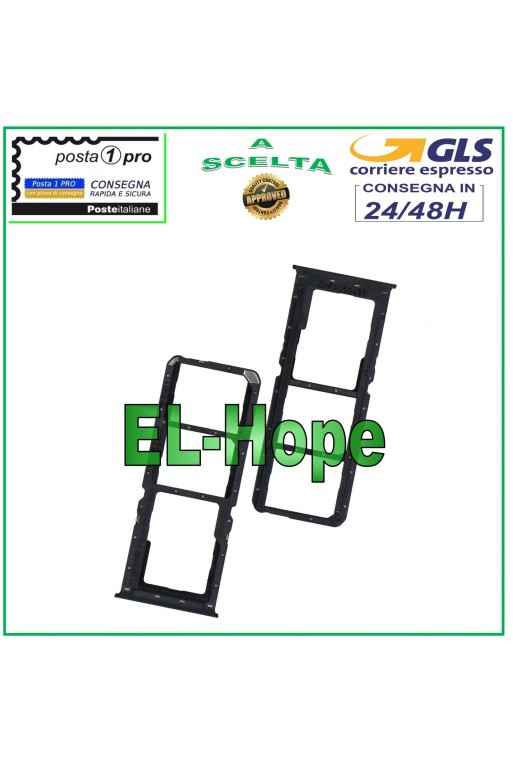 SLOT CARRIAGE SIM COMPARTMENT MICRO SD CARD OPPO A5 2020 CPH1931 CPH1933 PCHT30 BLACK