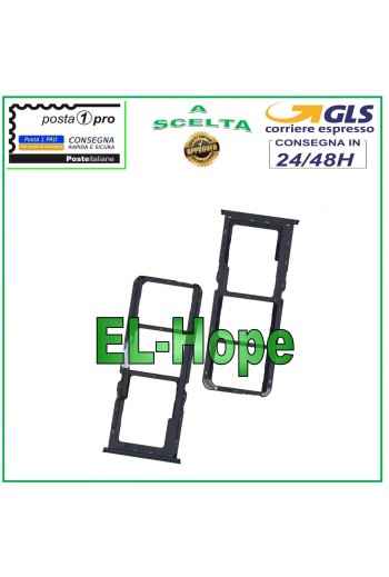 SLOT CARRIAGE SIM COMPARTMENT MICRO SD CARD FOR OPPO A7 A5S AX7 CHP1901 CHP1903 BLACK