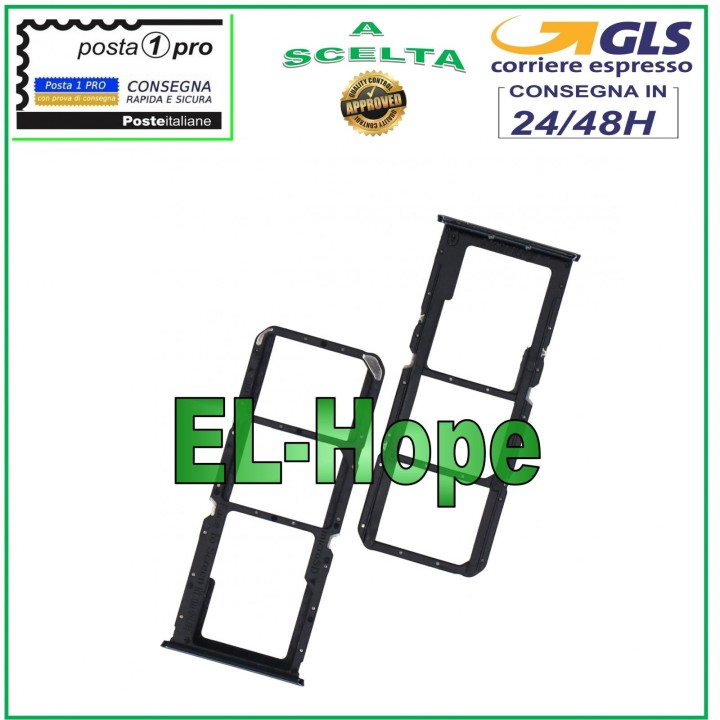 SLOT CARRIAGE SIM COMPARTMENT MICRO SD CARD FOR OPPO A94 4G CPH2203 SILVER HOUSING