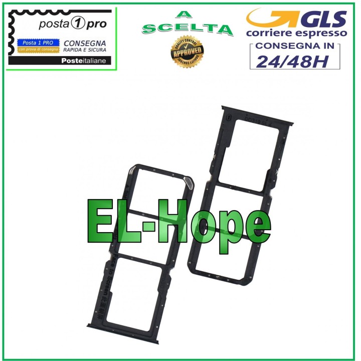 SLOT CARRIAGE SIM COMPARTMENT MICRO SD CARD FOR OPPO A93 5G PCGM00 BLACK HOUSING