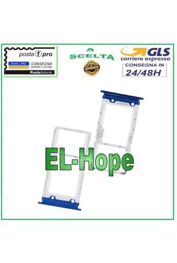 SLOT CART COMPARTMENT NANO SIM CARD + MICRO SD XIAOMI MI 9 LITE CC9 M1904F3BG BLUE