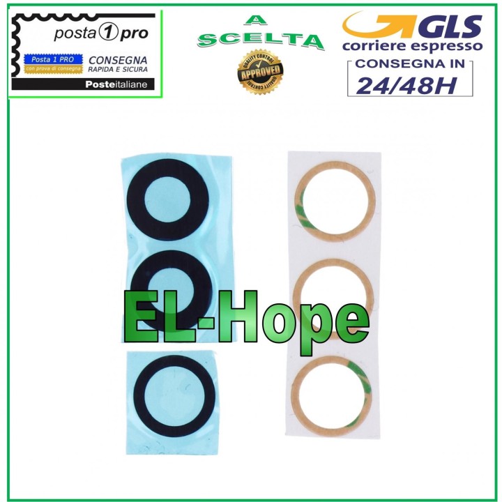 GLASS GLASS LENS REAR CAMERA IPHONE 12 PRO LENS CAMERA + DOUBLE-SIDED ADHESIVE