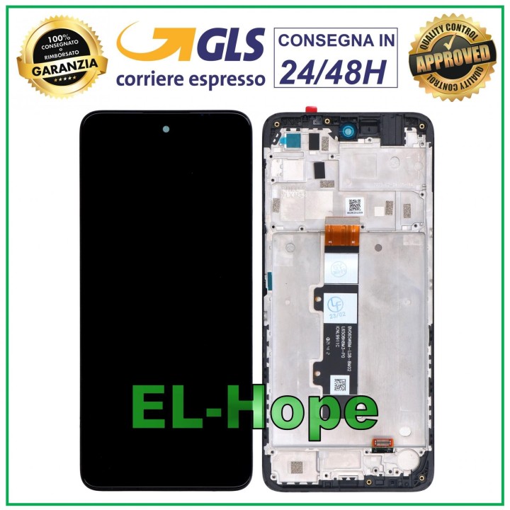 LCD DISPLAY + FRAME FOR MOTOROLA MOTO E32S XT2229 XT-2229 TOUCH SCREEN GLASS