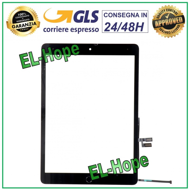 TOUCH SCREEN FOR APPLE IPAD 9 / 9A GEN 2021 A2602 A2603 A2604 A2605 BLACK