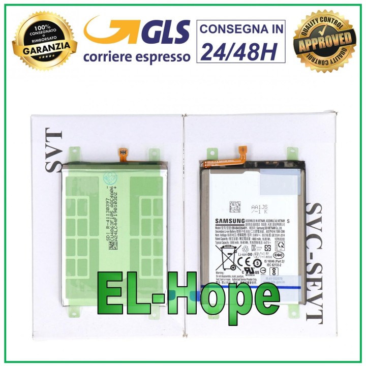 ORIGINAL SERVICE BATTERY SAMSUNG GALAXY A53 5G SM A536 B EB-BA536ABY BA336ABY