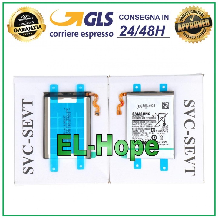 100% ORIGINAL SERVICE BATTERY SAMSUNG GALAXY Z FLIP 3 5G SM-F711 EB-BF711ABY