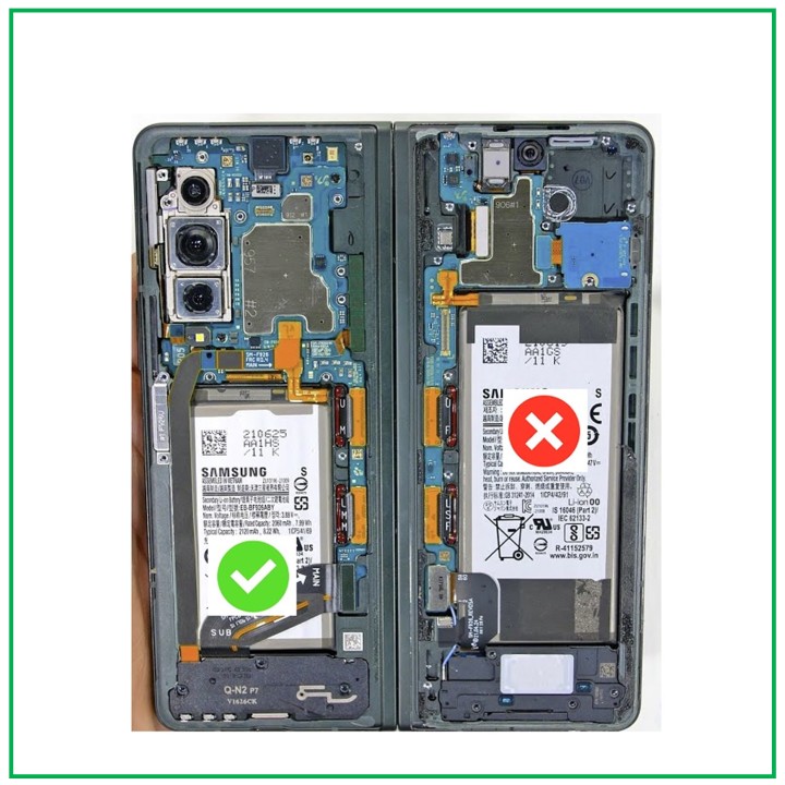 ORIGINAL BATTERY SERVICE SAMSUNG GALAXY Z FOLD 3 5G 2020 SM-F926 EB-BF926ABY
