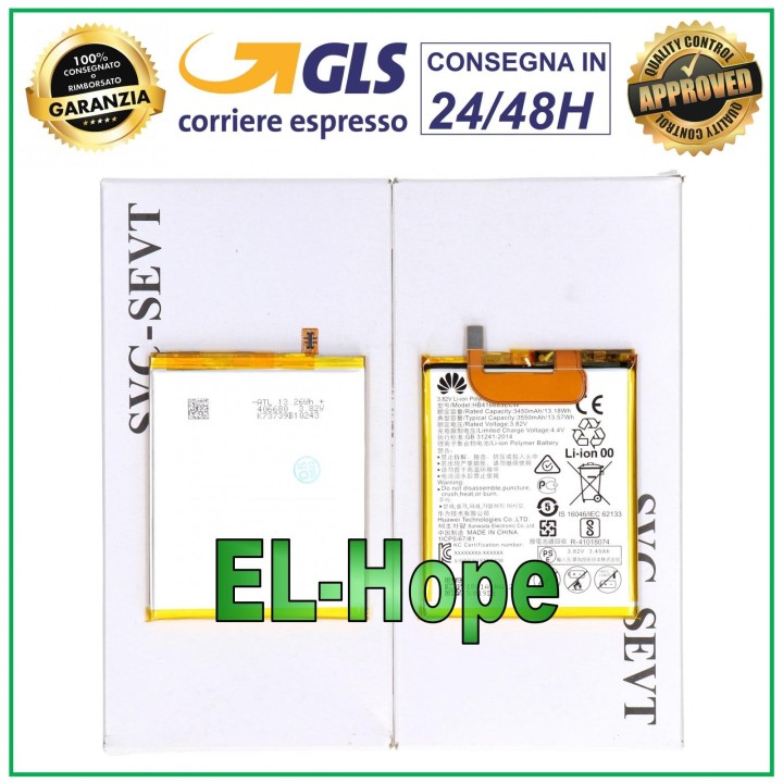 ORIGINAL BATTERY SERVICE 100% HB416683ECW HUAWEI NEXUS 6P H1511 3550 mAh