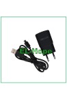 UNIVERSAL TRAVEL CHARGER 5V 10W + MICRO USB CABLE 1.2 m BLACK