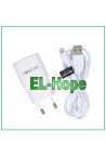 IPHONE TRAVEL USB CHARGER 5V 10W 2A + WHITE LIGHTNING CABLE 1.2 m