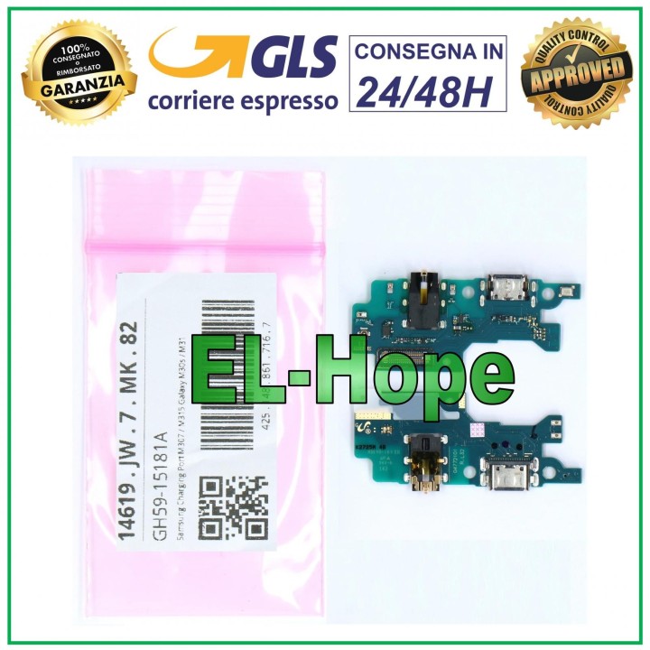 ORIGINAL DOCK CHARGING CONNECTOR 100% SERVICE SAMSUNG GALAXY M31 SM-M315 M315F