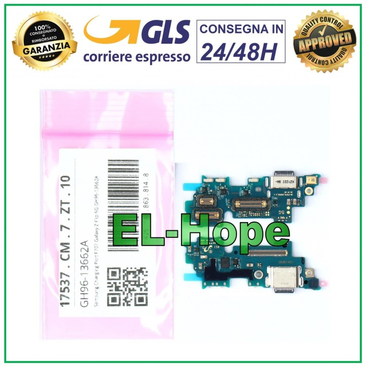 ORIGINAL DOCK CHARGING CONNECTOR 100% SERVICE SAMSUNG GALAXY Z FLIP 5G SM-F707