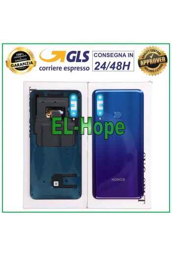 ORIGINAL BACK BODY HONOR 20 LITE HRY-LX1T L21T GLASS BATTERY COVER BLUE