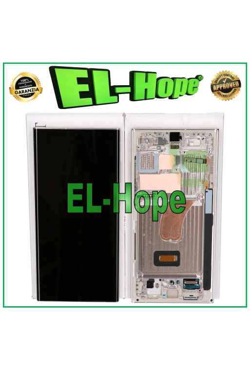 ORIGINAL SERVICE LCD TOUCH DISPLAY SAMSUNG GALAXY S23 ULTRA SM-S918 CREAM BEIGE