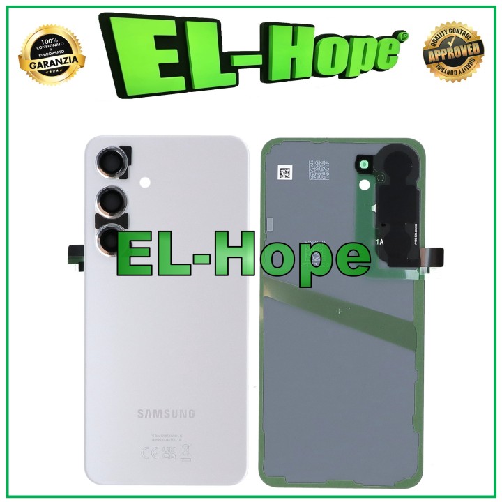 ORIGINAL SAMSUNG GALAXY S24 SM-S921 BATTERY COVER BODY COVER GREY MARBLE