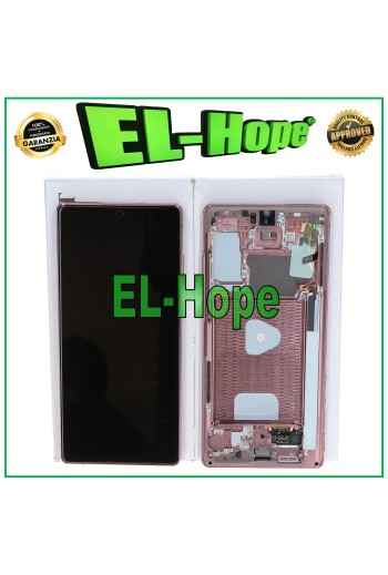 ORIGINAL SERVICE LCD DISPLAY SAMSUNG GALAXY NOTE 20 SM N980 N981 TOUCH BRONZE