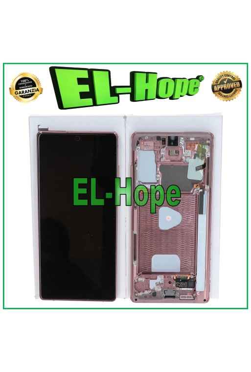 ORIGINAL SERVICE LCD DISPLAY SAMSUNG GALAXY NOTE 20 SM N980 N981 TOUCH BRONZE