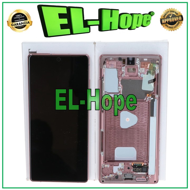ORIGINAL DISPLAY SERVICE SAMSUNG NOTE 20 SM N980 N981 TOUCH BRONZE GH82-23495B