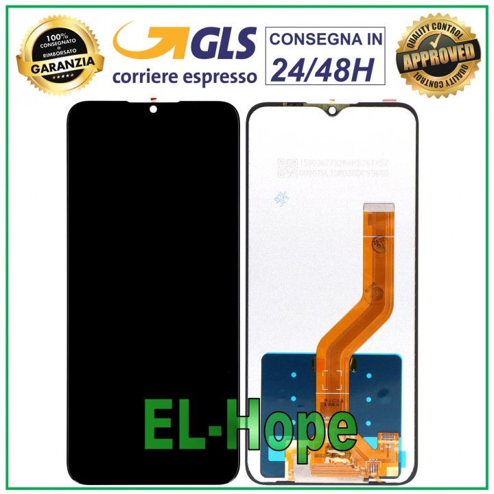LCD DISPLAY FOR DOOGEE X96 / X96 PRO TOUCH SCREEN GLASS MONITOR ASSEMBLED BLACK