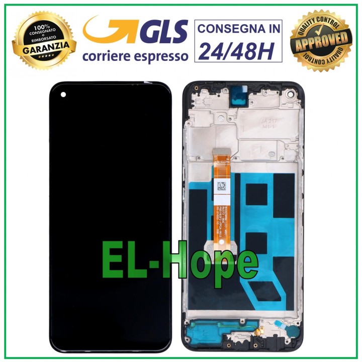 LCD TOUCH DISPLAY + FRAME FOR OPPO A53S CPH2135 / A53 CPH2127 / A33 CPH2137