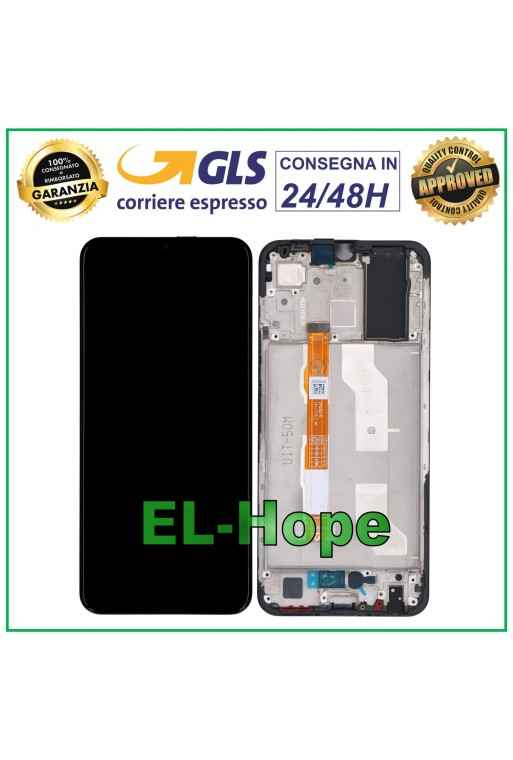 LCD DISPLAY + FRAME FOR VIVO Y33S 13MgP V2109 TOUCH SCREEN GLASS SCREEN BLACK