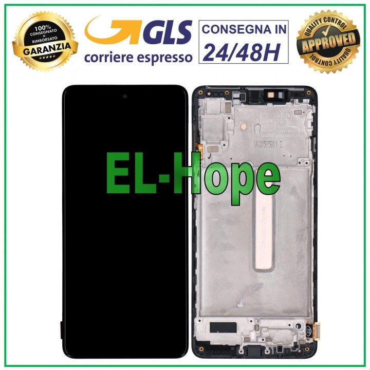 TFT LCD DISPLAY FRAME SAMSUNG GALAXY M53 5G SM-M536 SM-M536B TOUCH SCREEN GLASS