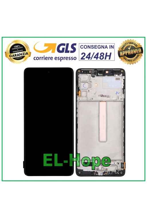 TFT LCD DISPLAY SAMSUNG GALAXY M52S 5G 2021 SM M526 M526B TOUCH SCREEN FRAME