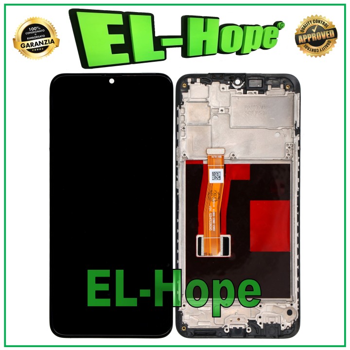 DISPLAY FRAME LCD FOR OPPO REALME 5 PRO RMX1971 TOUCH SCREEN GLASS SCREEN