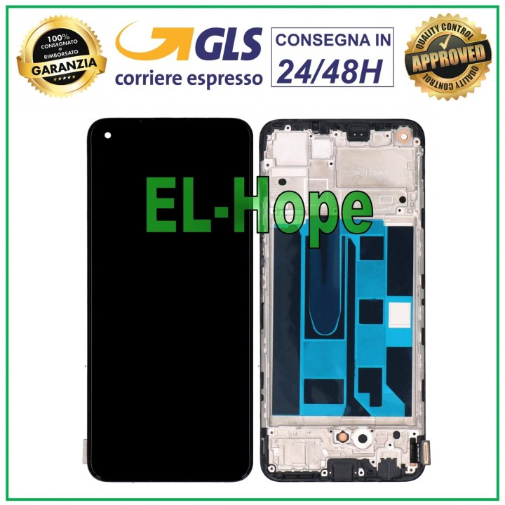 TFT LCD DISPLAY + FRAME FOR OPPO REALME 8 PRO RMX3081 TOUCH SCREEN ASSEMBLED