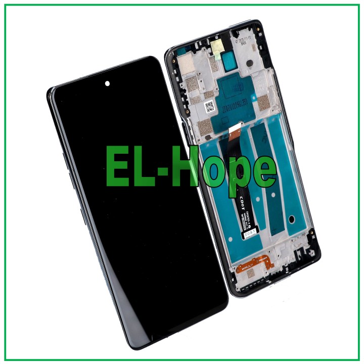 LCD DISPLAY FRAME FOR LG K92 5G LM-K920 LMK920N TOUCH SCREEN GLASS SCREEN BLACK