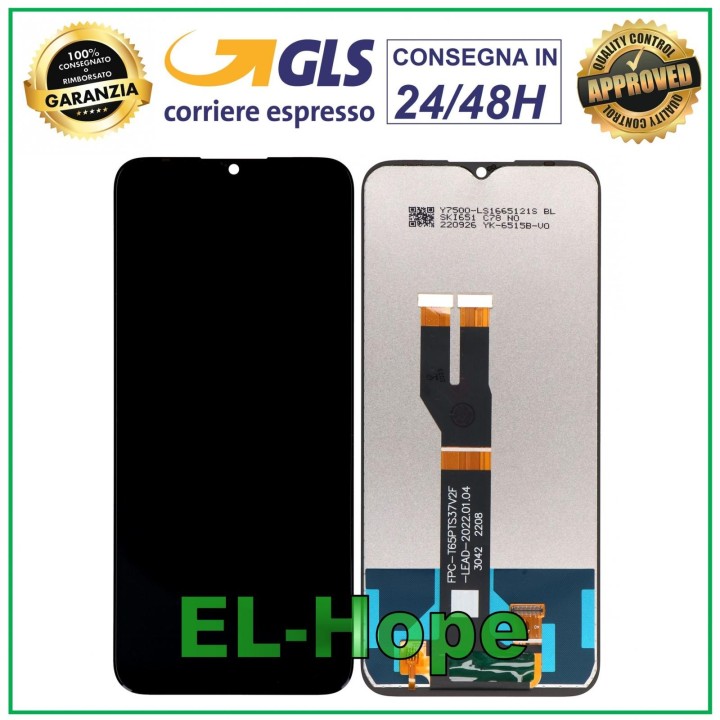 LCD DISPLAY FOR NOKIA C21 PLUS TA-1431 1433 1426 TOUCH SCREEN BLACK GLASS SCREEN
