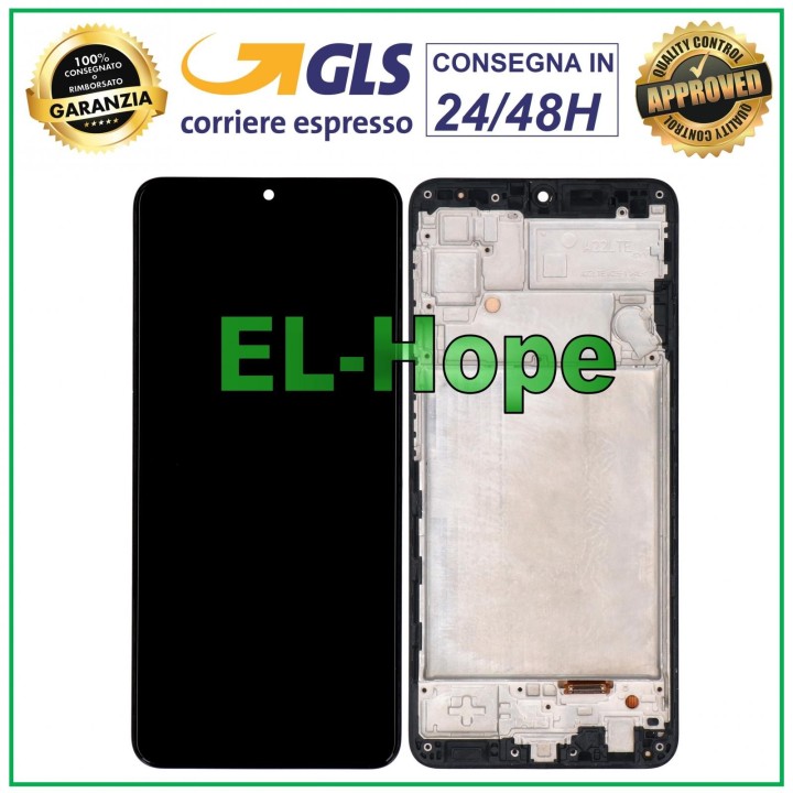 LCD DISPLAY + FRAME FOR SAMSUNG GALAXY A22 4G SM-A225 F/FN TOUCH SCREEN BLACK