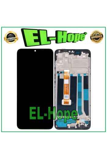 LCD DISPLAY + FRAME FOR OPPO A15 CPH2185 TOUCH SCREEN GLASS MONITOR SCREEN BLACK