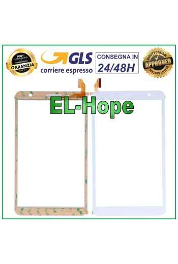 TOUCH SCREEN GLASS CLEMENTONI CLEMPAD REVOLUTION V58978 16628 VERS. WIFI WHITE