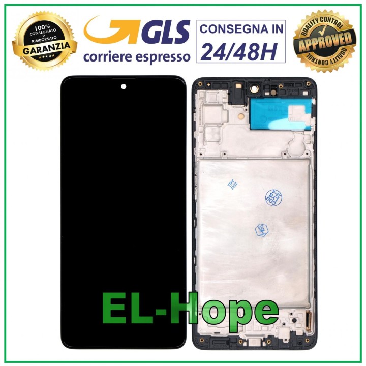 OLED LCD DISPLAY FRAME FOR SAMSUNG GALAXY M51 2020 SM-M515 F TOUCH SCREEN GLASS