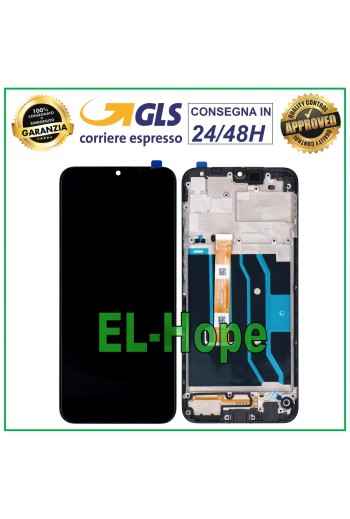 LCD DISPLAY + FRAME FOR OPPO REALME NARZO 50A RMX3430 TOUCH SCREEN BLACK GLASS