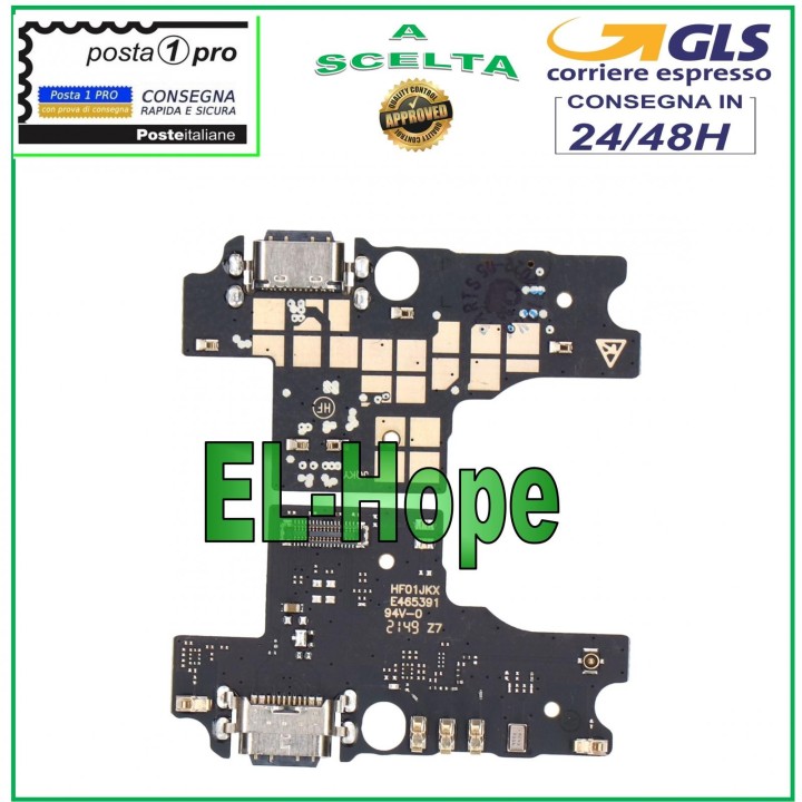 CHARGING CONNECTOR ZTE BLADE A51 2021 MICROPHONE PCB CHARGING DOCK TYPE C