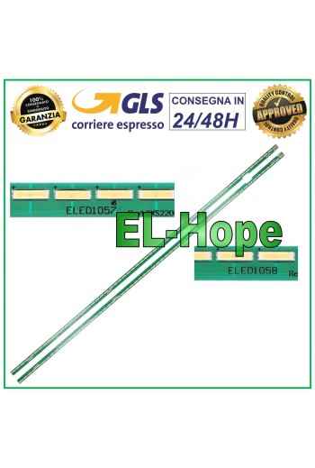 KIT OF 2 BARS 60 LEDs FOR 55 TV LG ELED1057 6916L-2318A + ELED1058 6916L-2319A