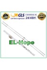 KIT OF 2 BARS 38 LEDs FOR 49  SAMSUNG TV ELED1102 AOT_49_NU7300_2X28_3030C 530mm