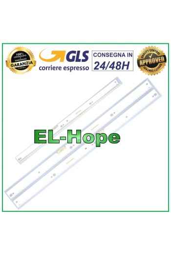 KIT OF 2 58 LED STRIP BARS FOR 49 SAMSUNG TV V6ER-490SMA-R2/B BN96-39671A/39672A