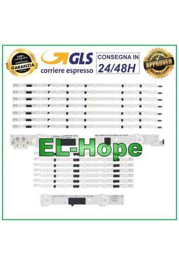 KIT 14 LED STRIP BARS FOR 40 SAMSUNG TV D2GE-400SCA-R3 / D2GE-400SCB-R3 UE40F