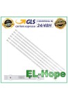 KIT OF 6 8 LED STRIP BARS FOR 65  TV TCL LB1020 / 4C-LB6508-HR01J / 65HR330M08A1